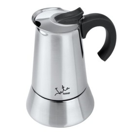 Cafetière Italienne JATA CAX104 ODIN   * Argenté