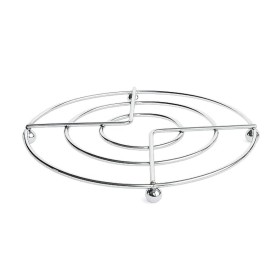 Dessous de Plat Pliable Acier chromé ø 22 x 22 cm