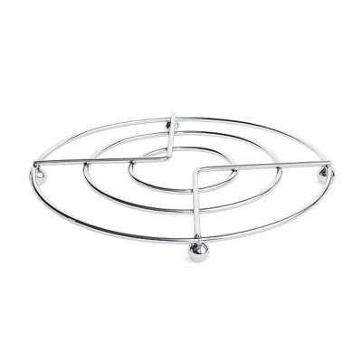 Dessous de Plat Pliable Acier chromé ø 22 x 22 cm