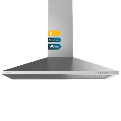 Conventional Hood Cecotec Bolero Flux PM 903500 Inox B Steel 90 x 46,5 cm