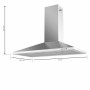 Conventional Hood Cecotec Bolero Flux PM 903500 Inox B Steel 90 x 46,5 cm