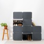 Armoire à chaussures Gris (Reconditionné B)