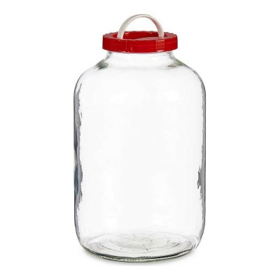 Pot en verre Rouge Transparent Plastique polypropylène (8 L)