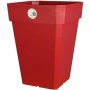 Plant pot Riviera Red Squared 49 x 49 x 50 cm