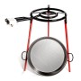 Burner for Paella Vaello 6140 Black Steel Tripod Burner Spain (2 Pieces) (Refurbished A)