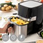 Friteuse à Air InnovaGoods Noir 1700 W 5,5 L Acier inoxydable (Reconditionné B)