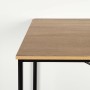 Desk Aktive Black Wood (Refurbished B)