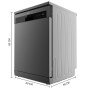 Cecotec Dishwasher Bolero Aguazero 6200 Dark 14 Place Settings 6 Programs D Gray