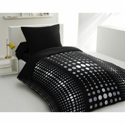 Parure de couette HOME LINGE PASSION Steevy  Noir 140 x 200 cm