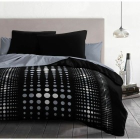 Parure de couette HOME LINGE PASSION Noir 240 x 260 cm