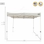 Gazebo Aktive 300 x 300 x 220 cm White Foldable Adjustable height