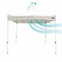 Gazebo Aktive 300 x 300 x 220 cm White Foldable Adjustable height