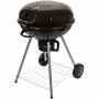 Coal Barbecue with Wheels Aktive Textilene 57 x 86 cm Black