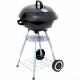 Roues de barbecue au charbon de bois Aktive 46 cm Ronde Noir Avec couvercle