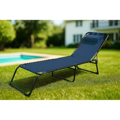 Chaise longue Marbueno Bleu 190 x 27 x 58 cm