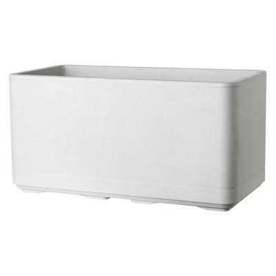 Self-watering planter Deroma Pearl 78 x 38 x 39 cm Plastic Rectangular Ø 78 cm