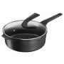 Casserole avec Couvercle Tefal E2493344 Noir 2 Pièces