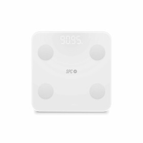 Digital Bathroom Scales SPC ATENEA FIT 3 White Tempered Glass 180 kg 150 kg 1,5 Kg