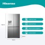 Combined Refrigerator Hisense RQ760N4SASE 179 Steel
