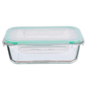 Boîte à lunch Castey C-ABO1040 Transparent Verre Borosilicaté Rectangulaire 1040 ml