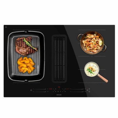Plaque à induction avec extracteur intégré Cecotec Bolero Squad IH 4800 TotalFlex80 7400 W