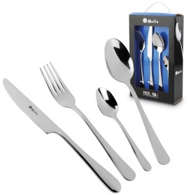 Cutlery Cruz de Malta Stainless steel 16 Pieces (16 Units)