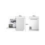 Dishwasher LG DF142FW 5P QUADWASH 60 cm White