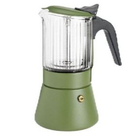 Italian Coffee Pot Inoxibar 55093 Green 4 Cups