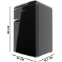Cecotec 110L Fridge Bolero CoolMarket TT Origin 2 Doors Black E