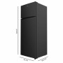 Combined Refrigerator Cecotec Bolero CoolMarket 2D 211 Black 211 l 143 CM