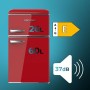 Réfrigérateur combiné Cecotec rouge 86 L Bolero CoolMarket 2D Origin 86 E LED