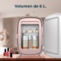 Mini Cosmetics Fridge Cecotec CoolingBeauty 6000 Mirror 18 W 6 L