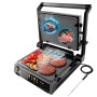Cecotec Electric Grill Rock'nGrill 2000 Smash PerfectCook 2000W stainless steel black