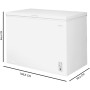 Congélateur Cecotec Bolero CoolMarket Chest 293M 293 L Blanc D