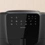 Cecotec Air Fryer Cecofry Rain M 5.5L 1550W Black Touch Panel 8 Auto Menus