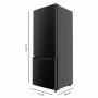 Combined Refrigerator Cecotec CoolMarket Combi 205 DF 205 L Black
