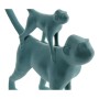 Decorative Figure DKD Home Decor Green Pink Tropical Monkeys 22,5 x 8 x 27,5 cm (2 Units)