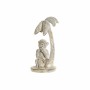 Decorative Figure DKD Home Decor White Monkey Tropical Stripped 15 x 12 x 29 cm