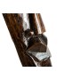 Wall Decoration DKD Home Decor Beige Wood Dark brown Mask Tribal (15 x 6 x 100 cm) (4 Units)