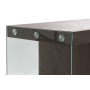 Sideboard DKD Home Decor   Brown Transparent Crystal Walnut MDF Wood 160 x 45 x 80 cm