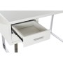 Desk DKD Home Decor White Silver Metal MDF Wood 120 x 55 x 76 cm
