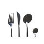 Stainless Steel Cutlery Set DKD Home Decor Black Stainless steel 3 x 1,5 x 13 cm 16 Pieces