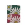 Paillasson DKD Home Decor Rose Caoutchouc Menthe Blanc Jaune 2 Unités Fibres de coco (60 x 40 x 0,5 cm)