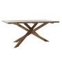 Table de Salle à Manger DKD Home Decor 180 x 86 x 76 cm Naturel Noyer