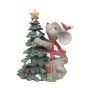 Décorations de Noël DKD Home Decor Souris Résine (10 x 6,5 x 11 cm) (2 Unités)