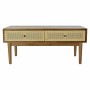 Centre Table DKD Home Decor Fir Rattan (106 x 55 x 46 cm)