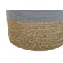 Basket set DKD Home Decor White Natural Light grey Natural Fibre (2 Pieces) (2 Units)