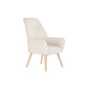 Fauteuil DKD Home Decor Crème Naturel 65 x 75 x 96 cm