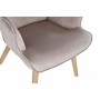 Armchair DKD Home Decor Pink Polyester Wood 67 x 69 x 96 cm 75 x 69 x 96 cm