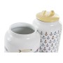 Tin DKD Home Decor White Multicolour Stoneware Mediterranean (2 Units)